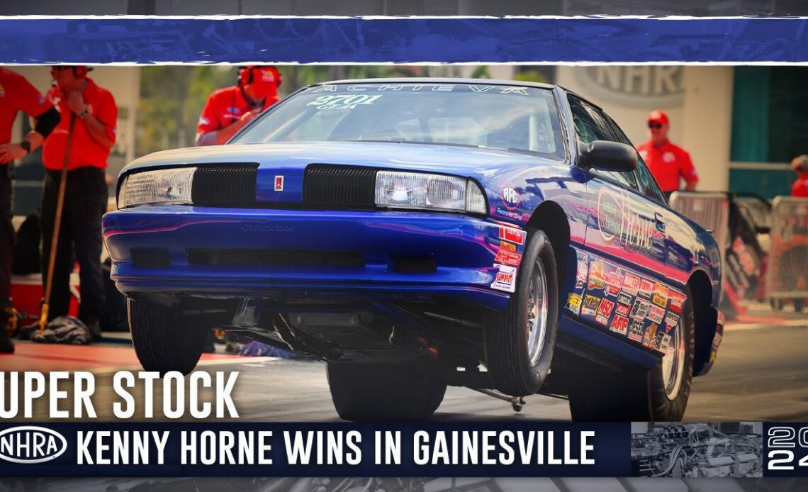 Kenny Horne wins Super Stock at the Amalie Motor Oil NHRA Gatornationals