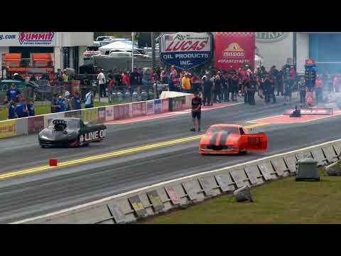 Lyle Barnett, Nick Januik, Pro Modified, Qualifying Rnd 1, Mission Foods Drag Racing Series, 55th an