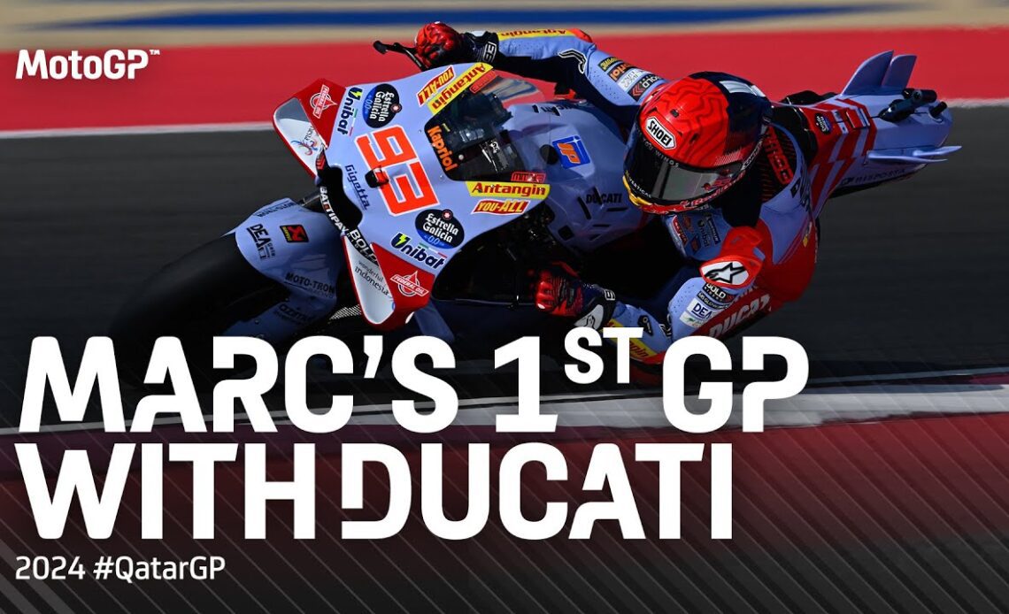 Marc Marquez' Ducati debut at Lusail from the inside! 👀 | 2024 #QatarGP