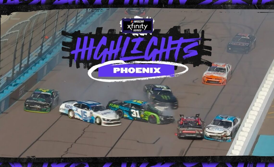 Phoenix restart shakes up the Xfinity Series field as multiple drivers get collected