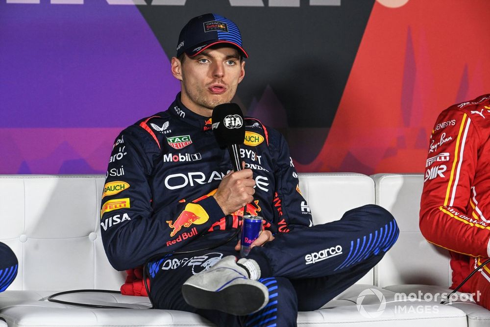 Max Verstappen, Red Bull Racing, 1st position, in the Press Conference