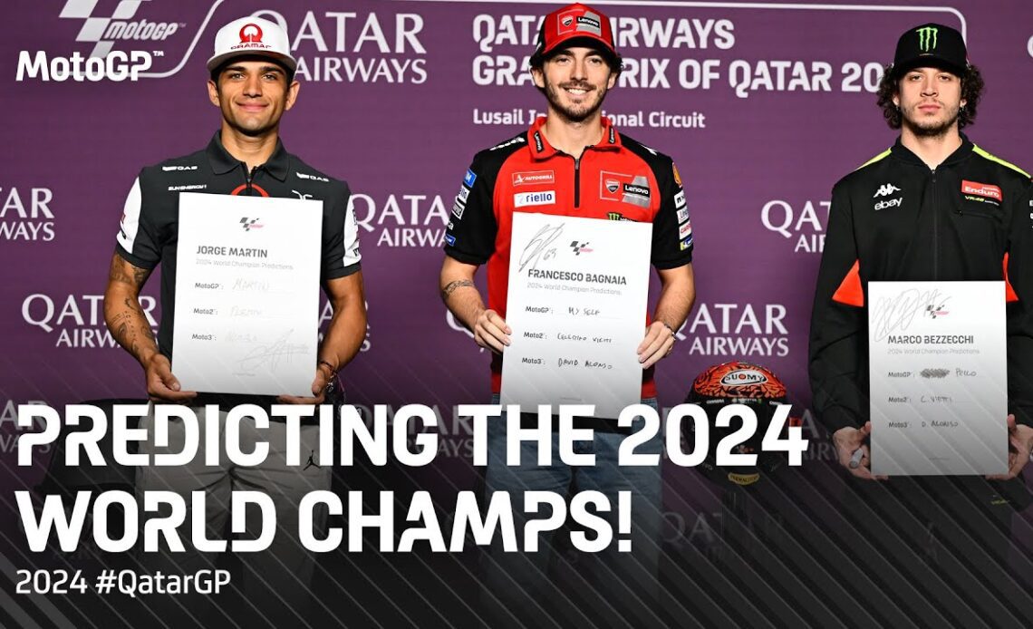 Prediction time! 🔮👑 | 2024 #QatarGP  MotoGP™ Social