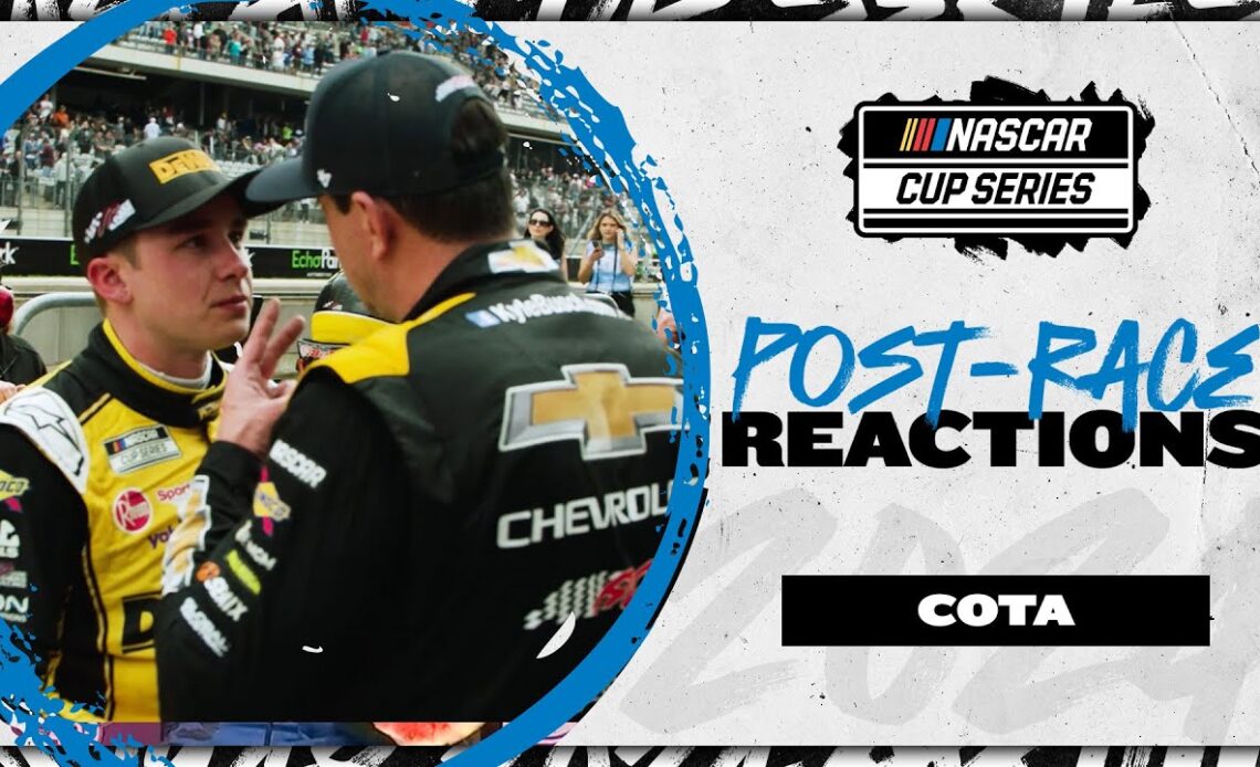 Raw: Kyle Busch confronts Christopher Bell after COTA contact | NASCAR