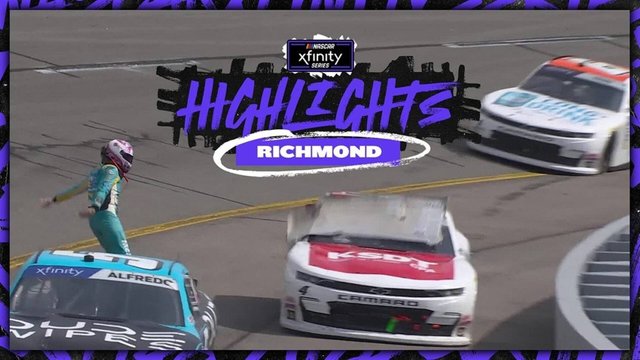 Tempers flare as Joey Gase crashes late at Richmond