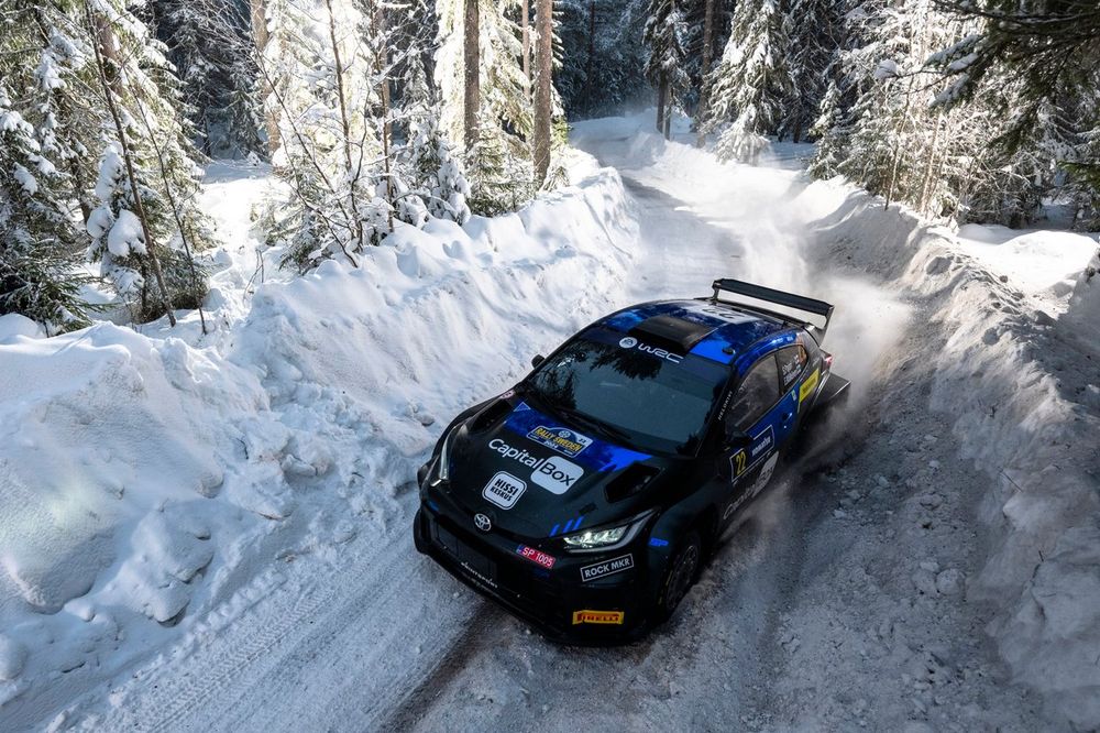Pajari has the best WRC result to date aboard the GR Yaris Rally2, with second in Sweden