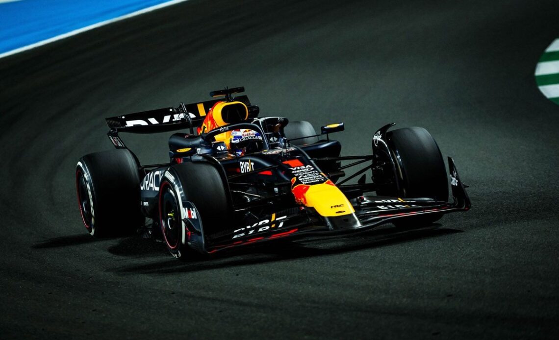The Red Bull machine powers on at the F1 Saudi Arabian GP