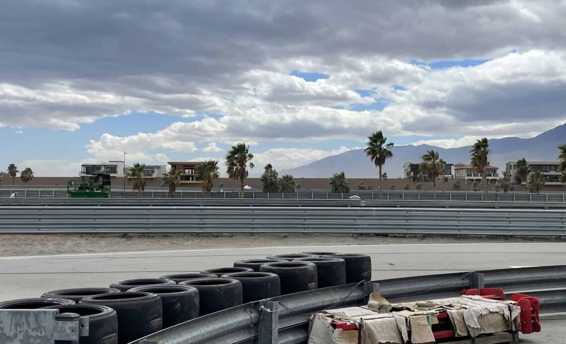 A view from Pit Road at The Thermal Club