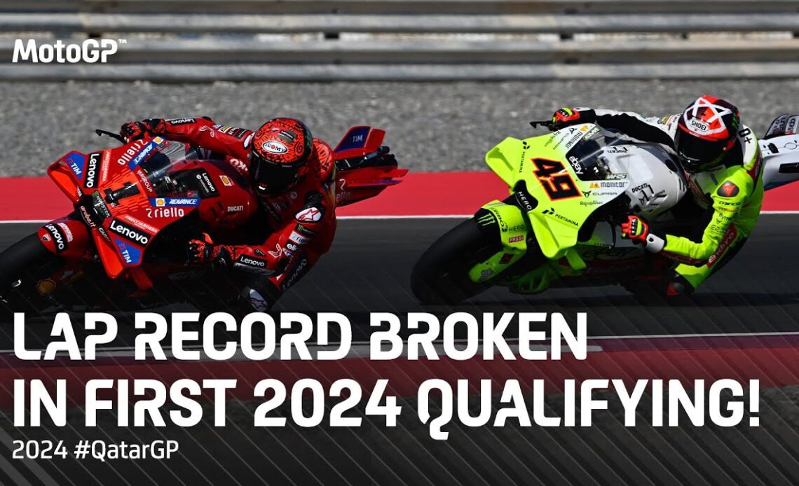 The record-breaking last 5 minutes of #MotoGP Q2 | 2024 #QatarGP