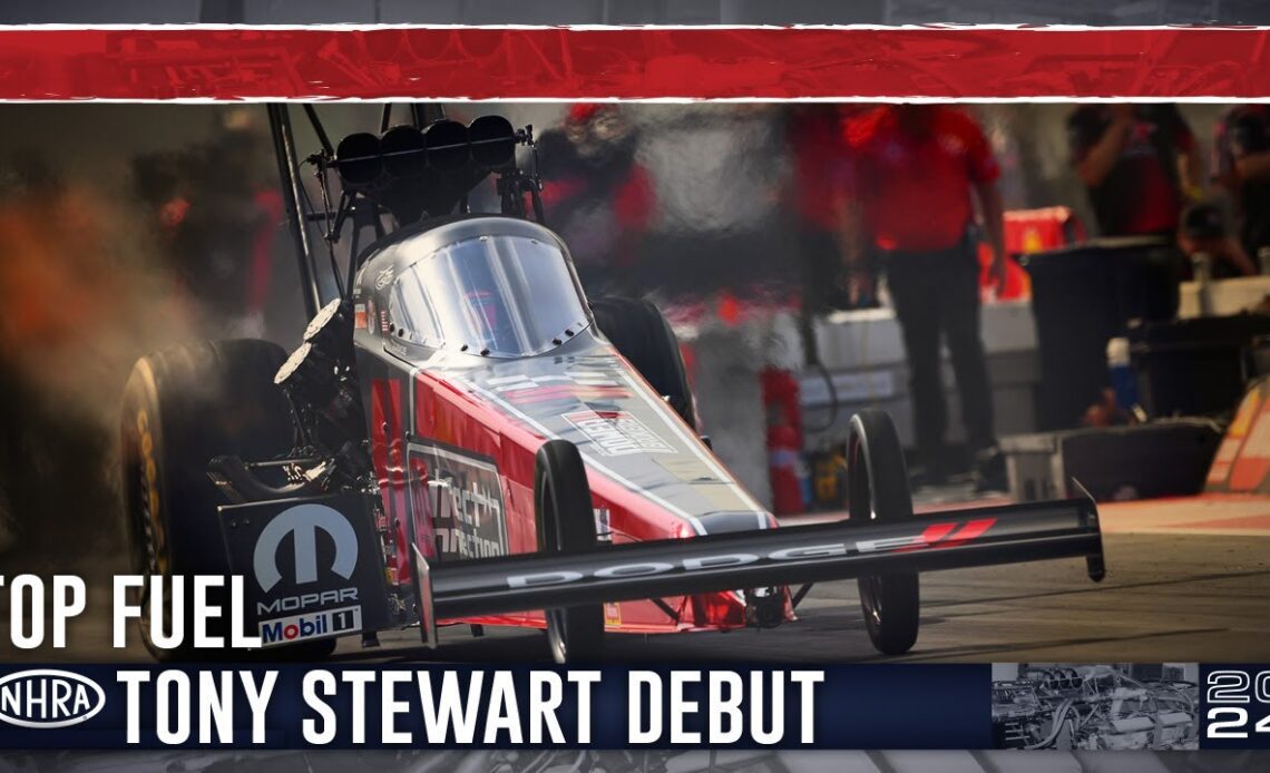 Tony Stewart makes Top Fuel debut