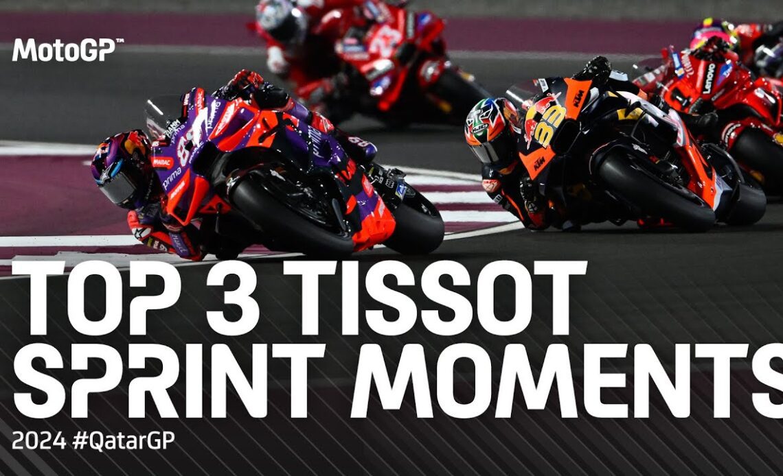 Top 3 #TissotSprint Moments ⚡️ | 2024 #QatarGP