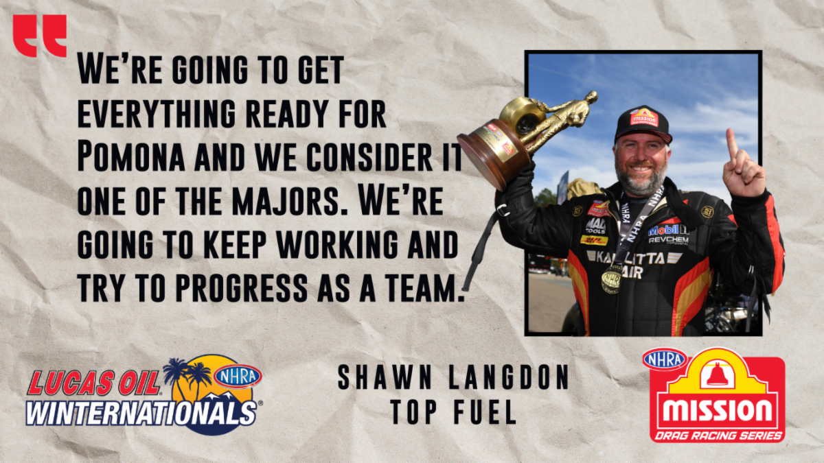 Top Fuel’s Shawn Langdon