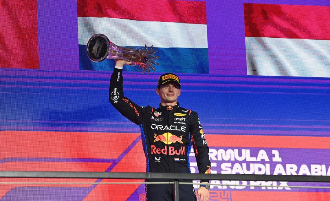 Verstappen cruises to victory ahead of Perez, Leclerc