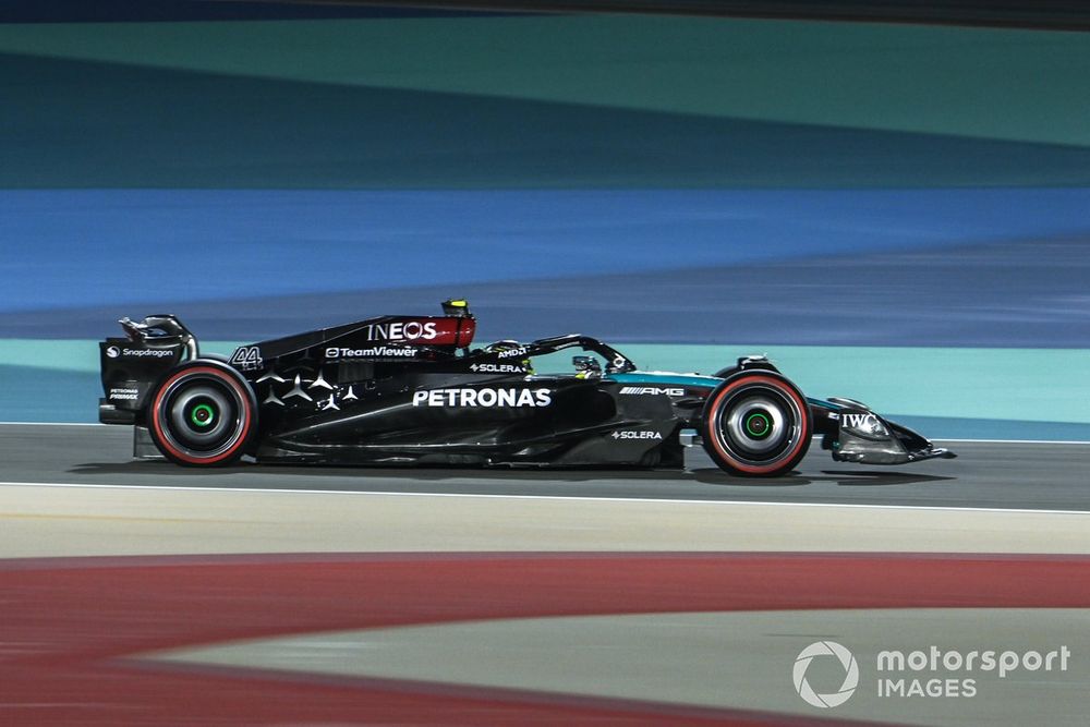 Hamilton set the pace for Mercedes on Thursday