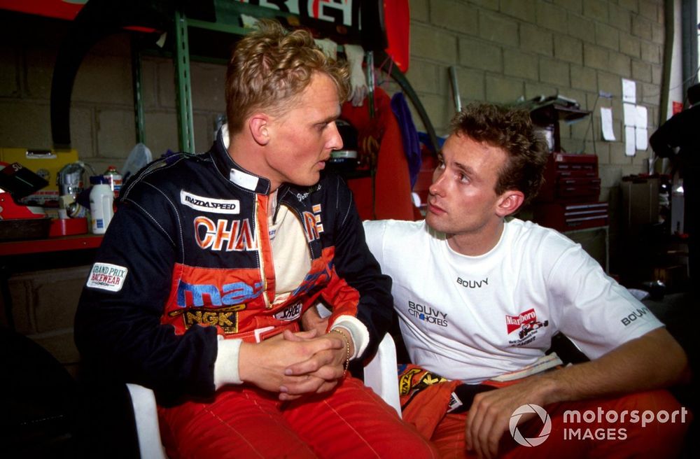 Herbert came to blows with future Mazda team-mate Gachot at Silverstone in their Formula Ford days