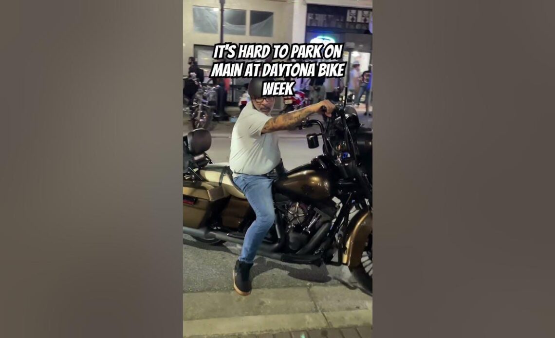 Why It's Difficult to Park on Main Street at Daytona Bike Week