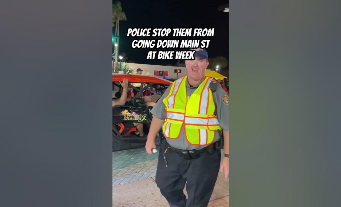 Why Police Stopped Them From Going Down Main Street at Daytona Bike Week