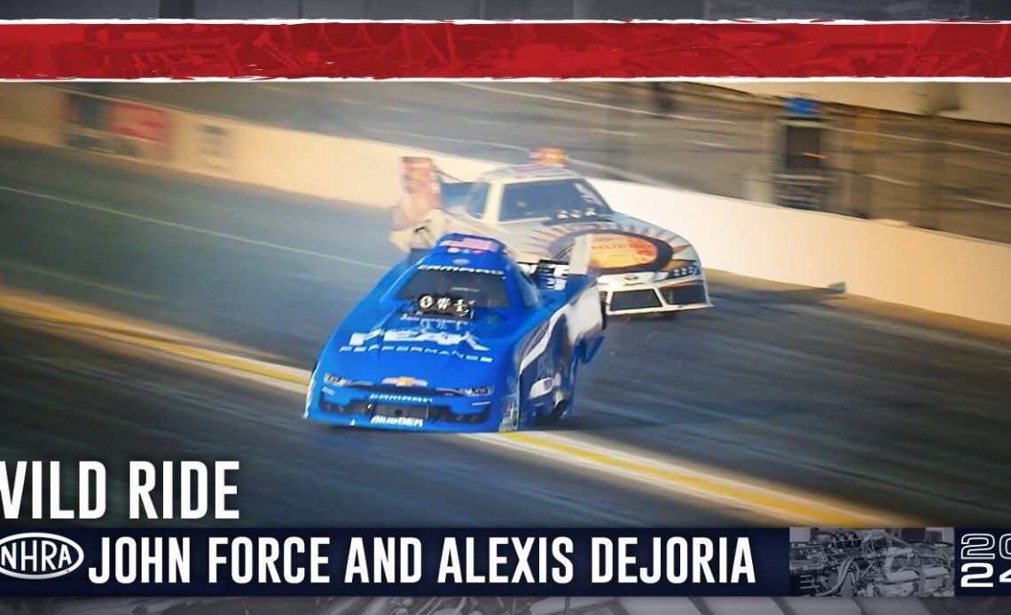 Wild rides for John Force and Alexis DeJoria at the Lucas Oil Winternationals