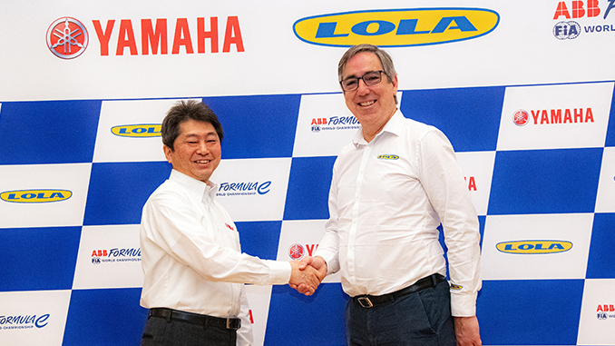 Yamaha Motor Signs Technical Partnership with Lola Cars for Development and Supply of Powertrains for Formula E