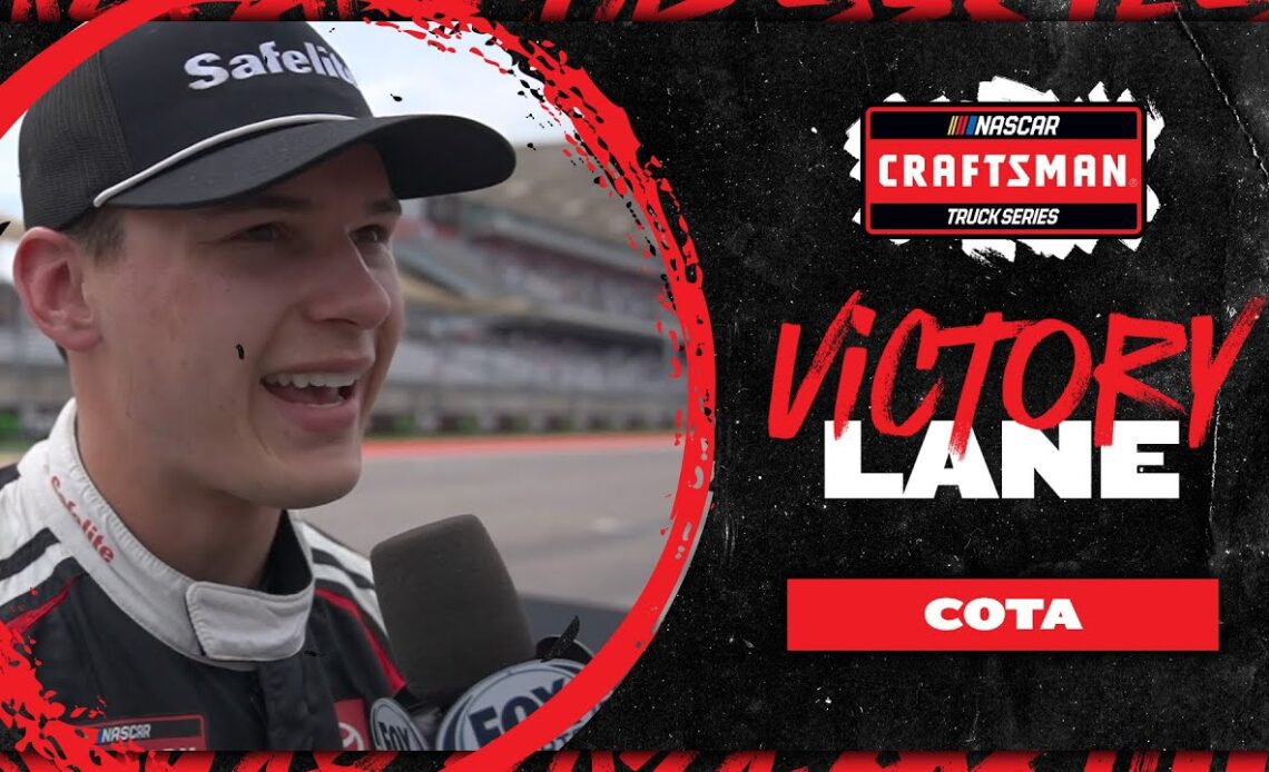 ‘I just prepared so hard for this race’: Corey Heim relishes COTA Truck Series victory