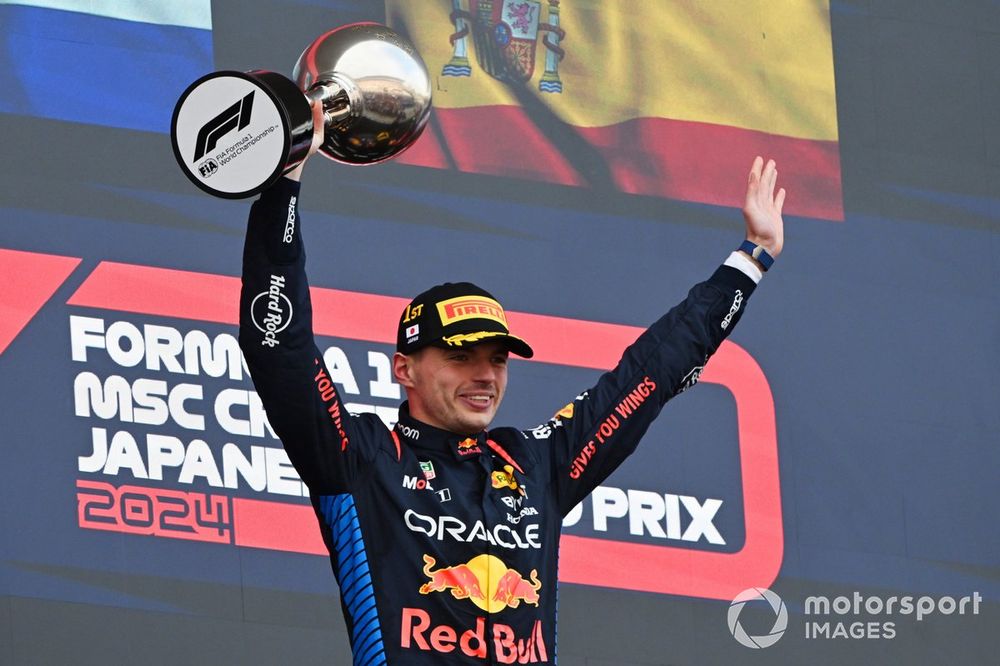 Three wins from four and this time Verstappen made it look easy