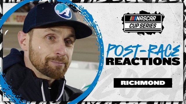 No. 19 crew chief James Small reacts to Hamlin win, final restart at Richmond