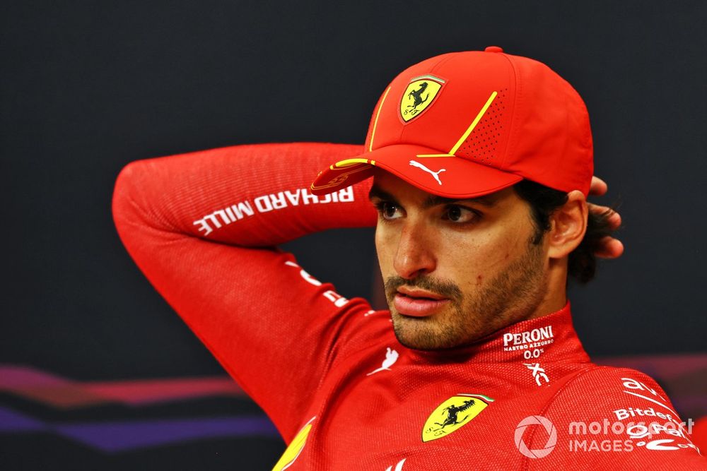Carlos Sainz, Scuderia Ferrari, 3rd position, in the Press Conference