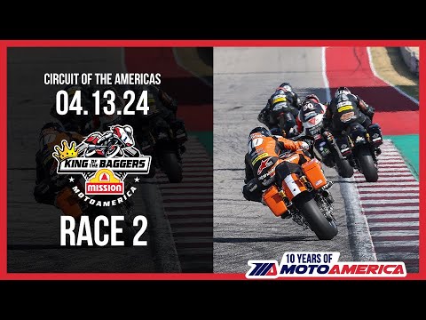 Mission King of the Baggers Race 2 at MotoGP COTA 2024 - FULL RACE | MotoAmerica