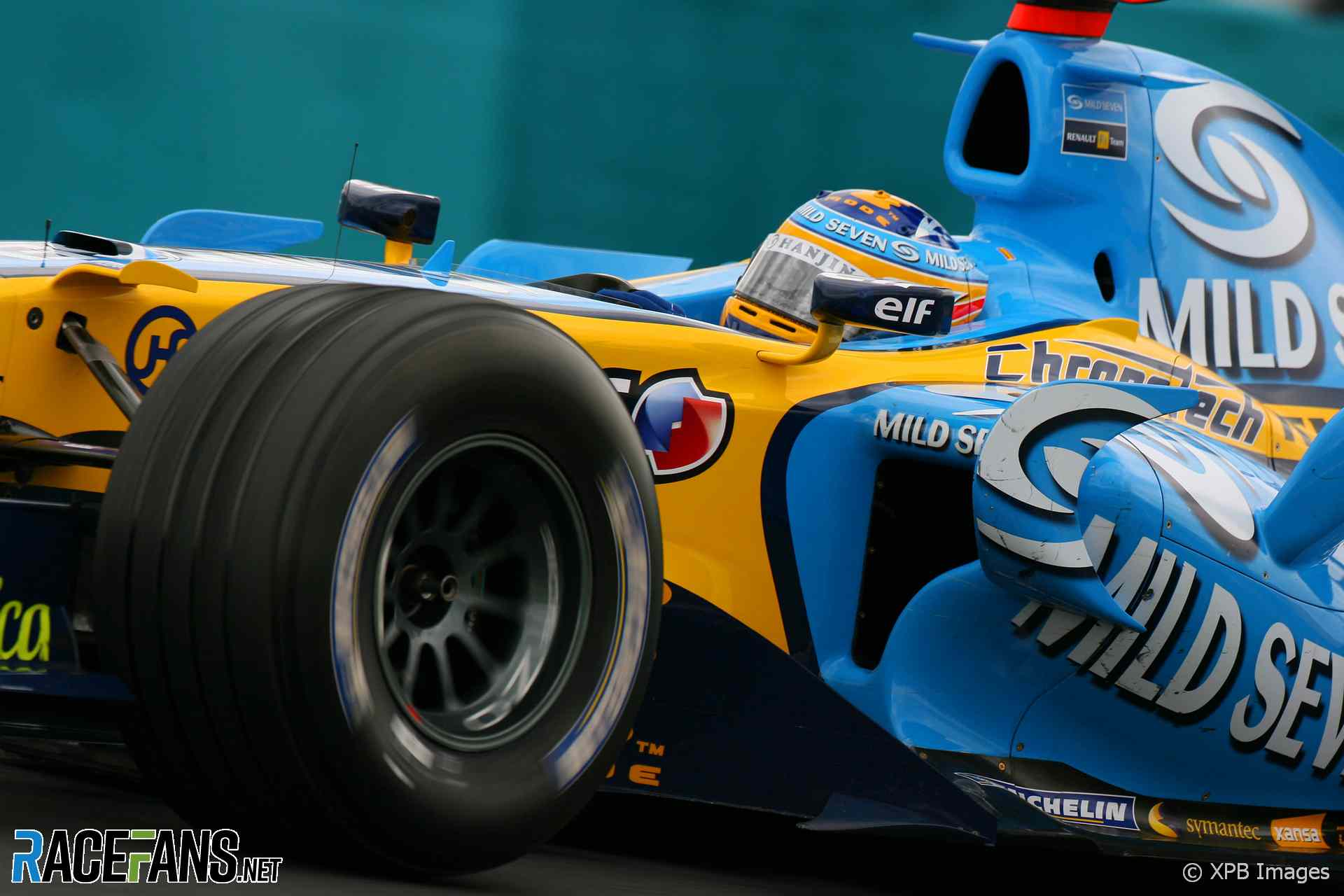 Fernando Alonso, Renault, Hungaroring, 2006