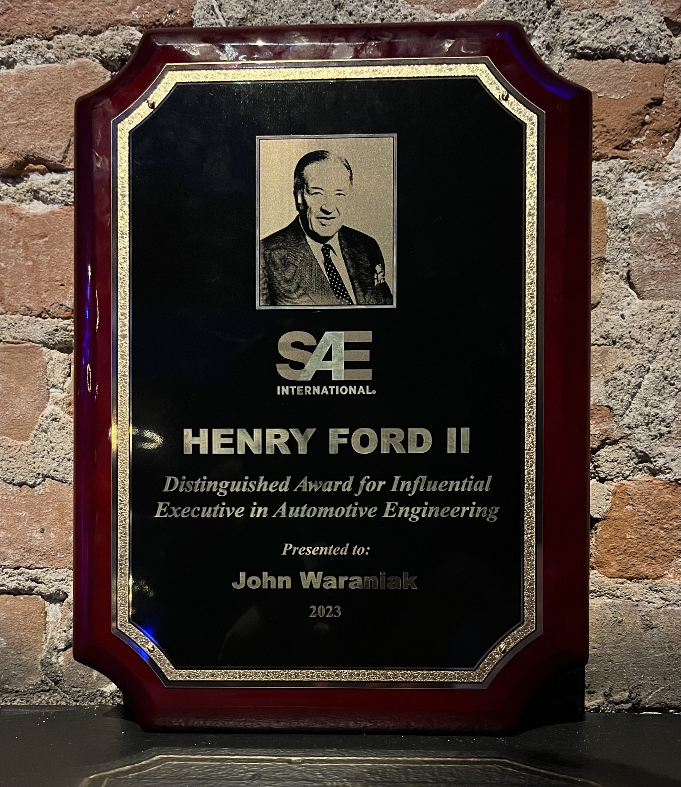 Henry Ford II award