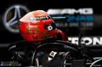George Russell's helmet, Shanghai International Circuit, 2024