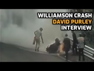 1973 - F.1 Dutch Grand Prix - David Purley interview and scenes trying to rescue Roger Williamson