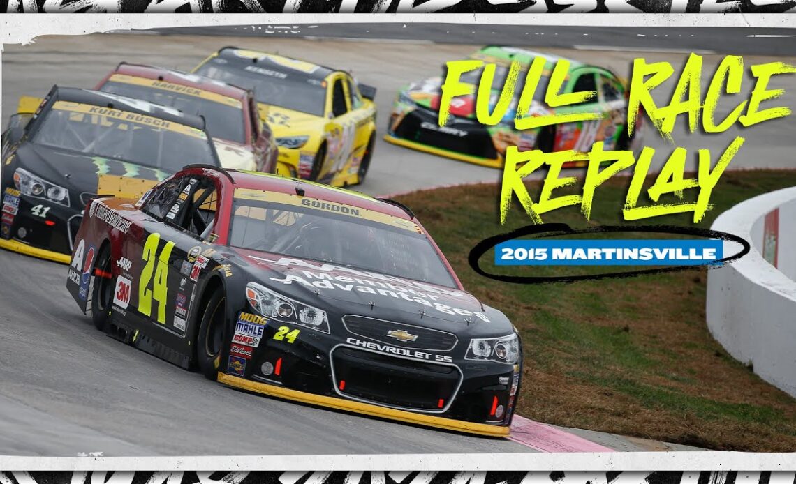 2015 Goody's Headache Relief Shot 500 from Martinsville Speedway | NASCAR Full Race Replay