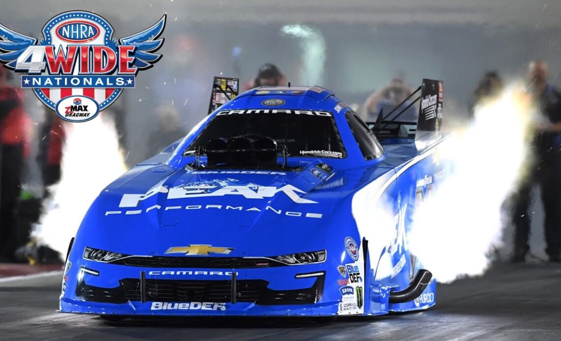 2024 NHRA Four-Wide Nationals | John Force Sets zMAX Dragway Track Record | Charlotte, NC