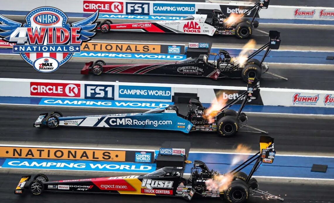 2024 NHRA Four-Wide Nationals | Top Fuel Qualifying Q1 | Charlotte, NC