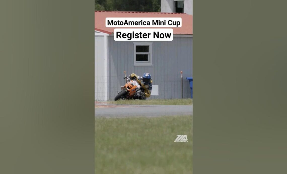 Ages 6+! Go to MotoAmericaRegistration.com #minibikes #racing #motorcycles