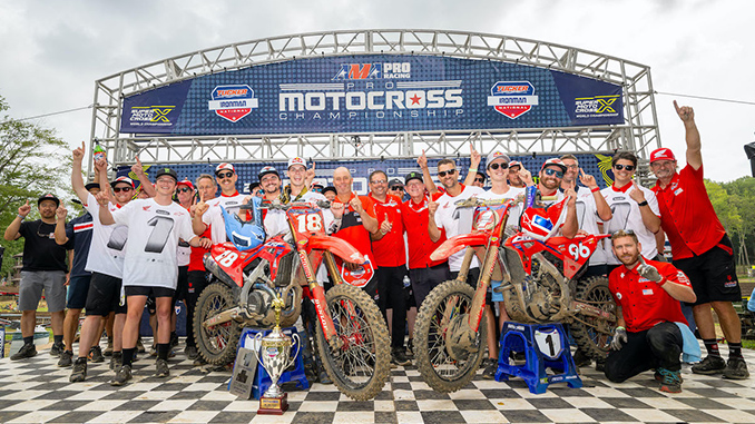 American Honda Extends Role as Manufacturer Partner of Pro Motocross Championship