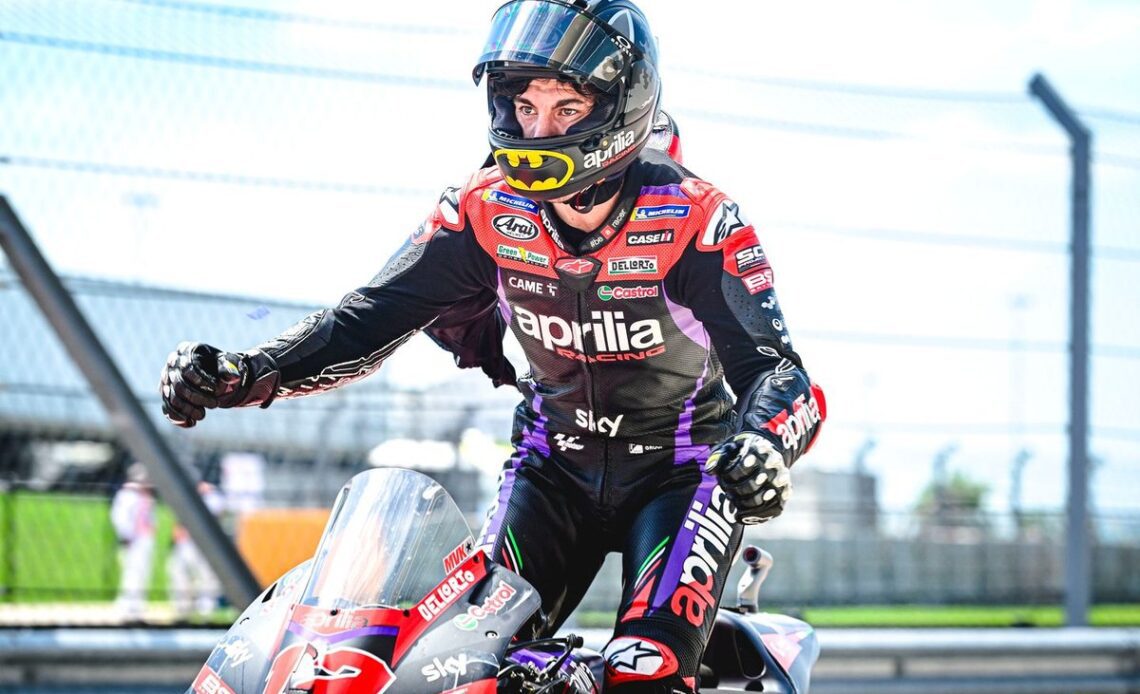 Aprilia MotoGP win has a “different value” to Suzuki, Yamaha triumphs