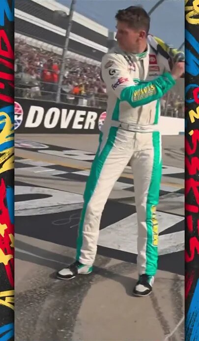 'At Dover they call me big al and i hit dingers' - Denny Hamlin (probably) #nascar