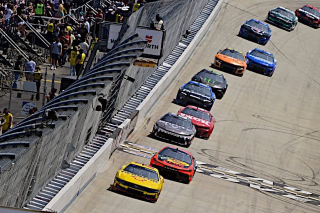 Nascar Cup Series racing at Dover Motor Speedway