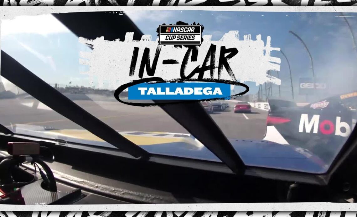 Chase Elliott escapes out of a big wreck at Talladega | NASCAR In-Car Camera