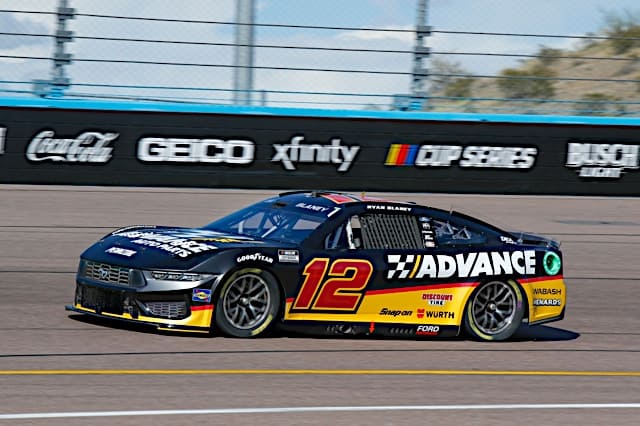 Ryan Blaney during qualifying for the Shriners Children's 500 at Phoenix Raceway, 3/9/2024 (Photo: Nigel Kinrade Photography)