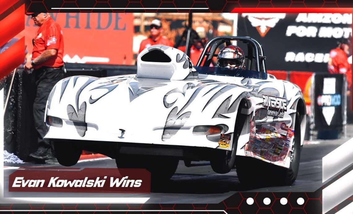 Evan Kowalski wins Super Gas at the NHRA Arizona Nationals