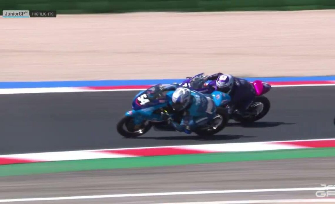 🏍️ Highlights #JuniorGP Race 2 | Round 1 Misano | 2024 FIM JuniorGP™ World Championship