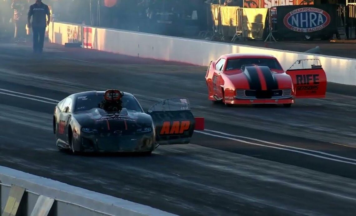 JR Gray, Lyle Barnett, Pro Modified, Qualifying Rnd 3, Mission Foods Drag Racing Series, 39th annual