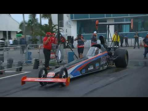 Jackie Fricke, Kirk Wolf, Top Alcohol Dragster, Rnd 2 Eliminations, Mission Foods Drag Racing Series