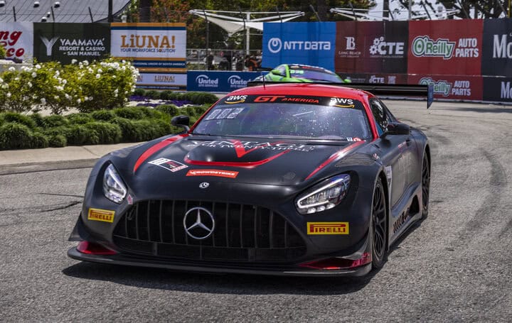 Jason Daskalos during GT America powered by AWS practice in Long Beach, 4/19/2024 (Photo: Fabian Lagunas/SRO Motorsports Group)