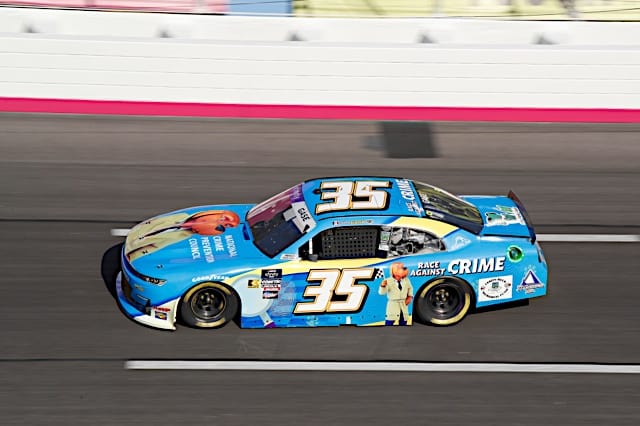 #35: Joey Gase, Joey Gase Motorsports, NCPC Race Against Crime Chevrolet Camaro