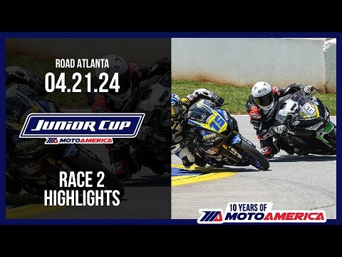 Junior Cup Race 2 at Road Atlanta - HIGHLIGHTS | MotoAmerica