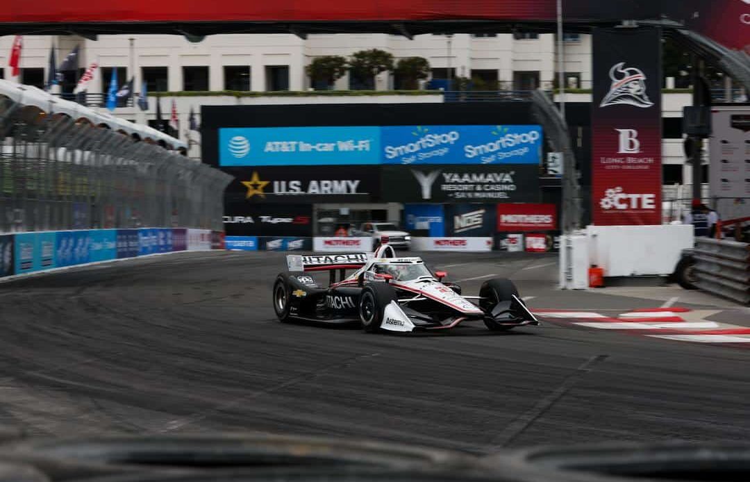 Josef Newgarden at the 2024 Acura Grand Prix of Long Beach.