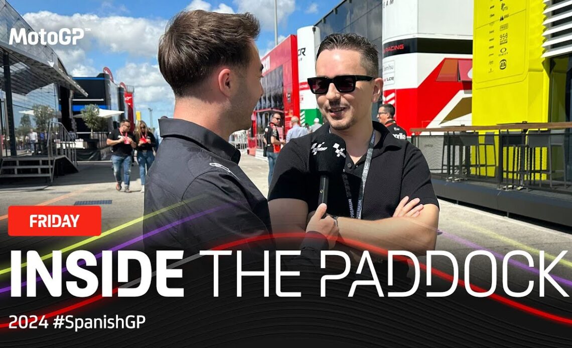 Lorenzo the boxer 🥊 and a quick debrief with KTM's Team Manager | Inside The Paddock 2024 #SpanishGP